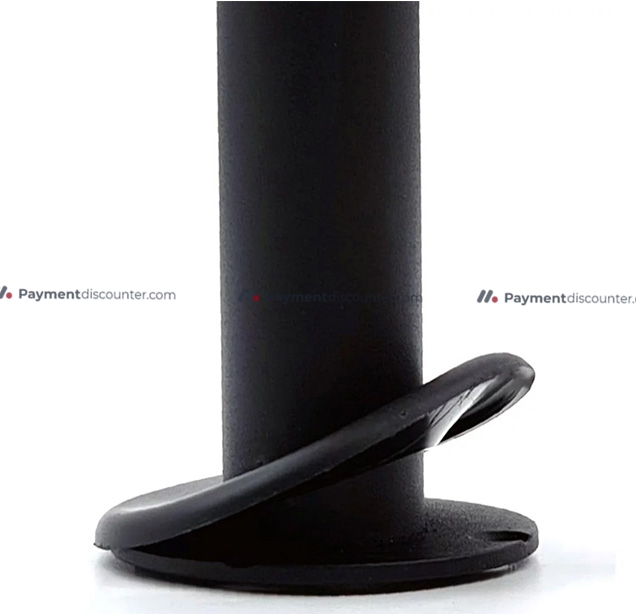 verifone p400 payment pole stand metal black 18cm (6)