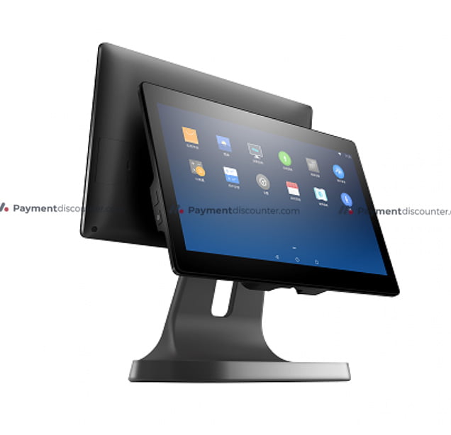 SUNMI T2 Lite desktop payment terminal pos terminal black dual screen (5)