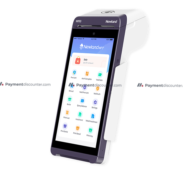 Newland-N950-portable-terminal-payment-discounter-android