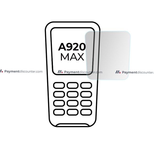 PAX A920 MAX screenprotector film payment accessories